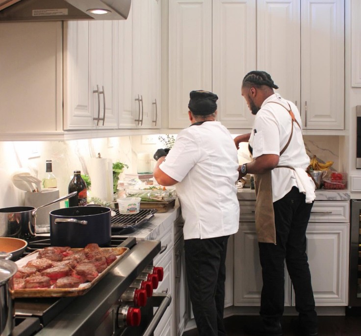 atl chef at home elegant dinner